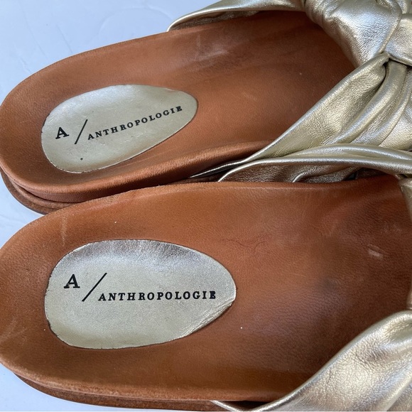 Anthropologie slippers Golden Strap Women's size 36 Made in Spain,Summery,Beach - Picture 9 of 14